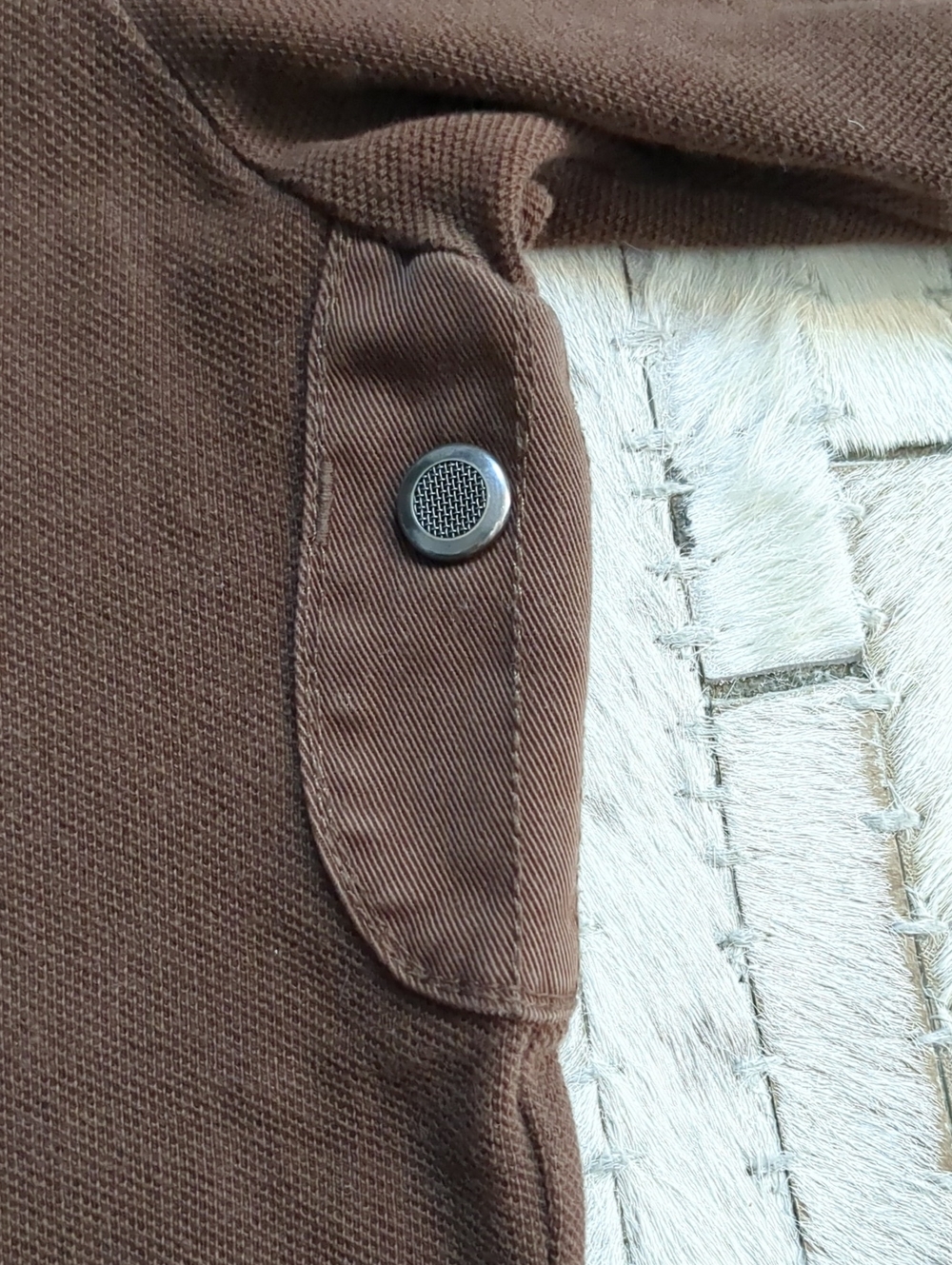 Polo Ralph Lauren Men's L Vintage Y2K "Golf Tournament RLPC #6" Crest Brown Polo - Picture 6 of 9